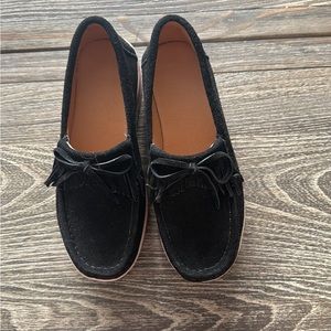Slip on wedge loafer